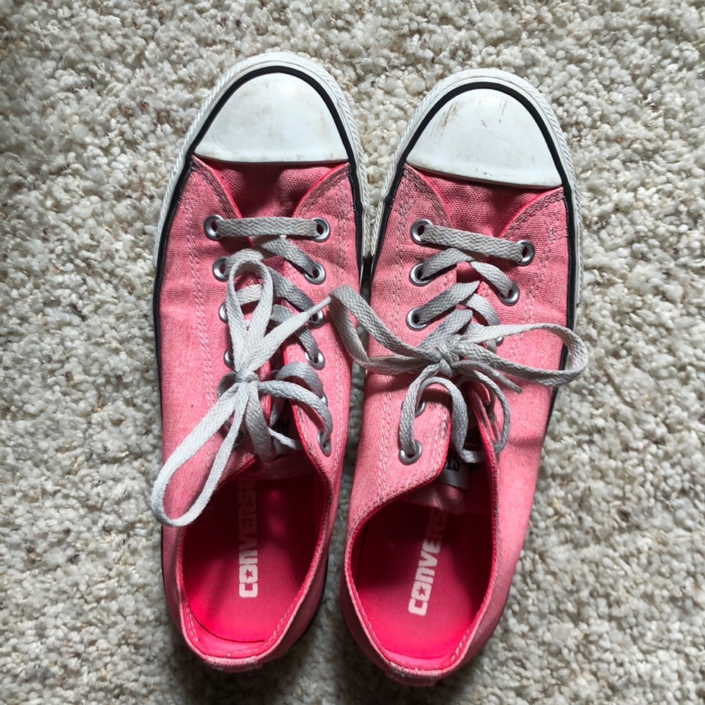Pink Low Top Converse